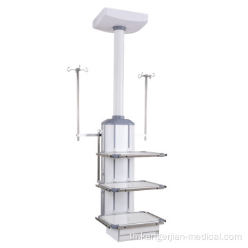 KDD-7 Cailing Double Arm Medical Tower ความสูงปรับความสูงของการยกไฟฟ้าการหมุนแนวนอนจี้